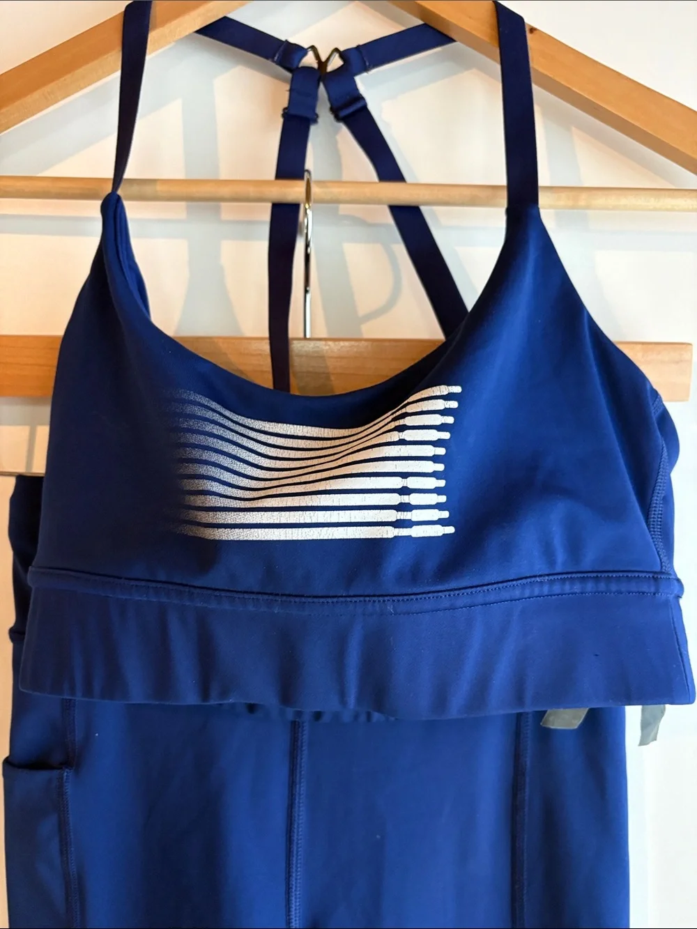 Savage Fenty Performance High-Waist Legging & Sports Bra Set - Deep Blue Small